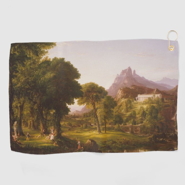 Toalla De Golf Sueño Thomas Cole de Arcadia (Horizontal)