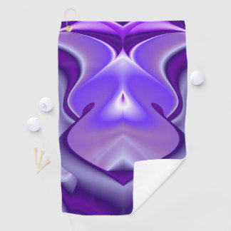 Toalla De Golf Sueños del arcoiris de flores moradas