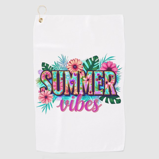Toalla De Golf Summer Vibes (Anverso)