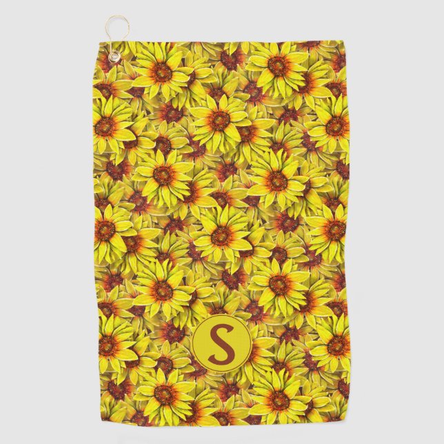 Toalla De Golf Sunflower Golf Towel (Anverso)