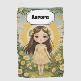 Toalla De Golf Sunny Serenade Personalizada