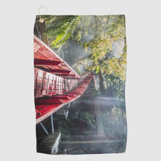 Toalla De Golf Sunshine en Termas Geometría, Conaripe, Chile (Anverso)