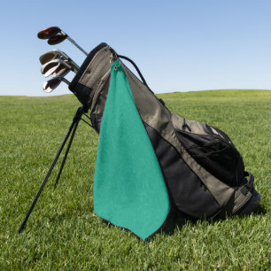 Toalla De Golf Superficie texturizada verde azulado con patrón de