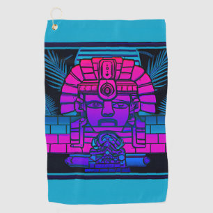Toalla De Golf Synthwave Pharaoh