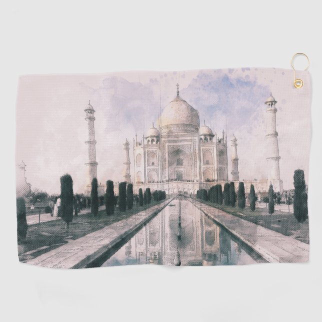 Toalla De Golf Taj Mahal, India (Horizontal)