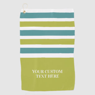 Toalla De Golf Talla de golf de personalizado de patrón de franja
