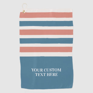 Toalla De Golf Talla de golf de personalizado de patrón de franja