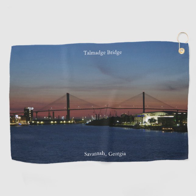Toalla De Golf Talmadge Bridge golf towel (Horizontal)