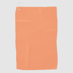 Toalla De Golf Tangerina atómica (color sólido)