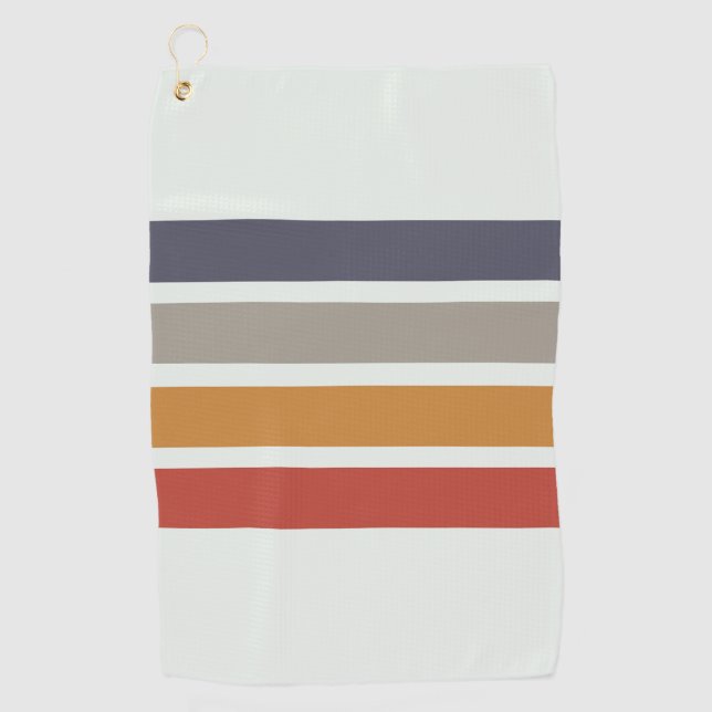 Toalla De Golf Tapa de lavado de cortina retro clásica (Anverso)