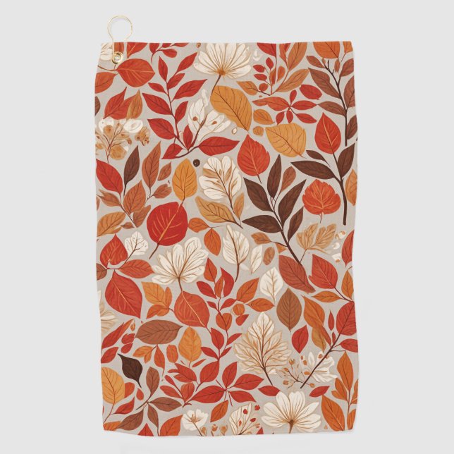 Toalla De Golf Tapiz de otoño (Anverso)