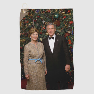 Toalla De Golf Tarjeta de Navidad del Presidente estadounidense G