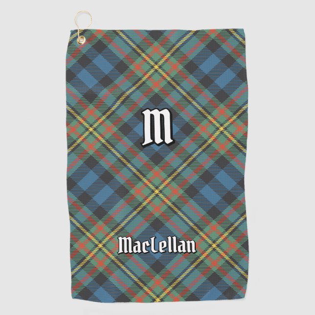 Toalla De Golf Tartan Antiguo del Clan MacLellan (Anverso)