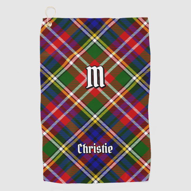 Toalla De Golf Tartan del Clan Christie (Anverso)