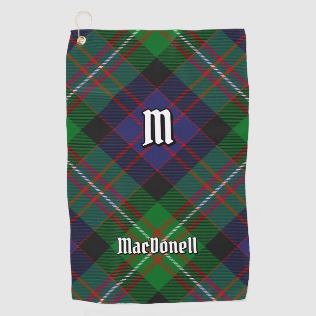 Toalla De Golf Tartan del clan MacDonell de Glengarry (Anverso)