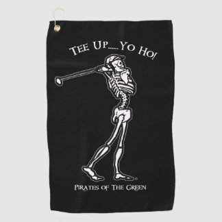 Toalla De Golf ¡Tee Up Yo Ho! Pirata de Skeleton 