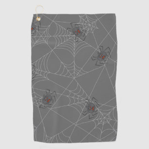 Toalla De Golf telaraña y calabazas de Halloween