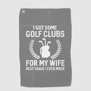 Toalla De Golf Tengo Algunos Clubes Para Mi Esposa