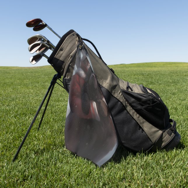 Toalla De Golf Terranova Con Navidades festivos de Santa Claus (Verde)