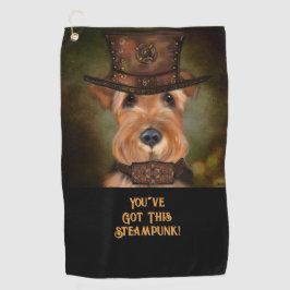 TOALLA DE GOLF TERRIER AIREDALE