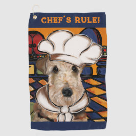 TOALLA DE GOLF TERRIER AIREDALE       