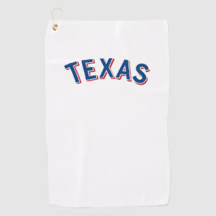 Toalla De Golf Texas Retro Vintage Lone Star State USA