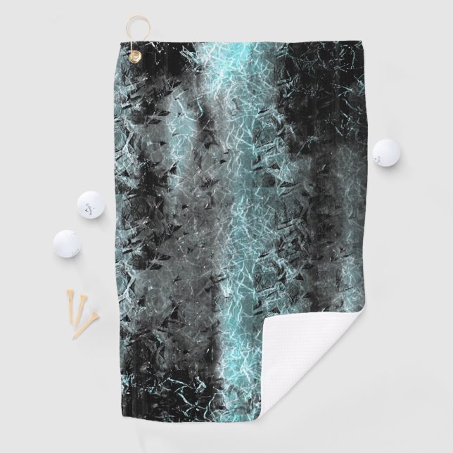 Toalla De Golf Textura fibrosa rara en azul claro (In situ)