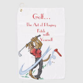 Toalla De Golf “The Art of Playing Golf” Golf Towel
