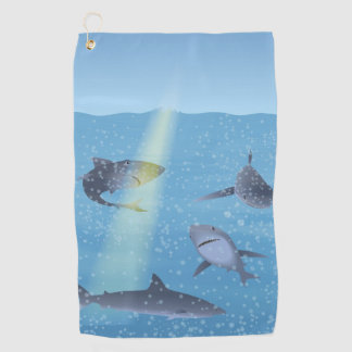 Toalla De Golf Tiburones
