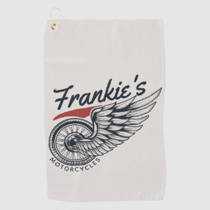 Toalla De Golf Tienda personalizada de motocicletas Volando en bi