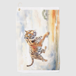 Toalla De Golf Tigre en acción