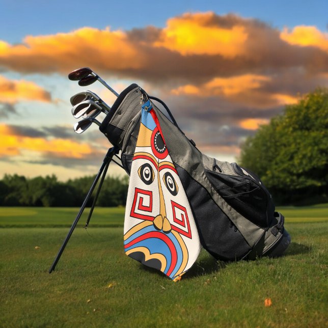 Toalla De Golf tiki de religión (Golf Towel)