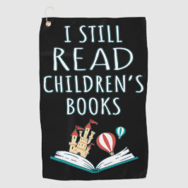 Toalla De Golf Todavía leo libros para niños II