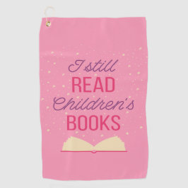 Toalla De Golf Todavía leo libros para niños III