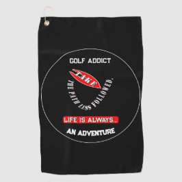 Toalla De Golf Tomar el camino menos seguido
