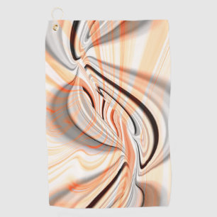 Toalla De Golf 'Tonga' en textura de color liso con diseño de cur