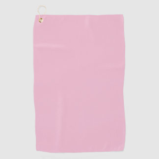 Toalla De Golf Tono pastel sólido de rosa cereza
