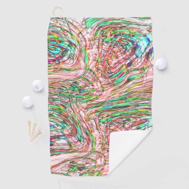 Toalla De Golf Tormenta de huellas torcidas (In situ)