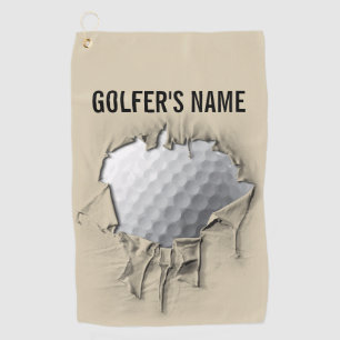Toalla De Golf Torn Golf Ball (Personalizable)