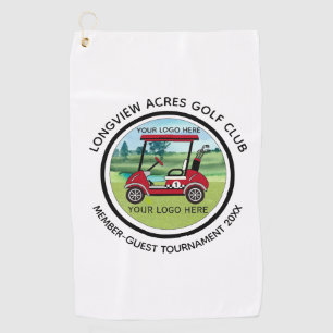 Toalla De Golf Torneo Swag de la Liga del Club de Golf Logotipo