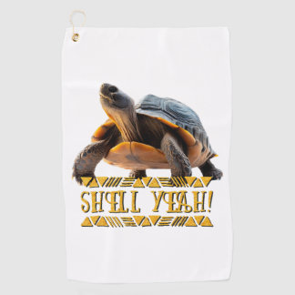 Toalla De Golf ¡Tortuga 001 Shell Sí!