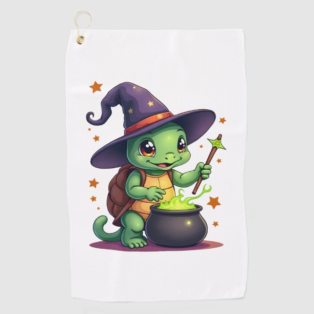 Toalla De Golf Tortuga Hocus Shellcus (Anverso)
