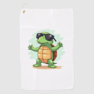 Toalla De Golf Tortuga Marina Dabbing Amante De Los Animales Salv