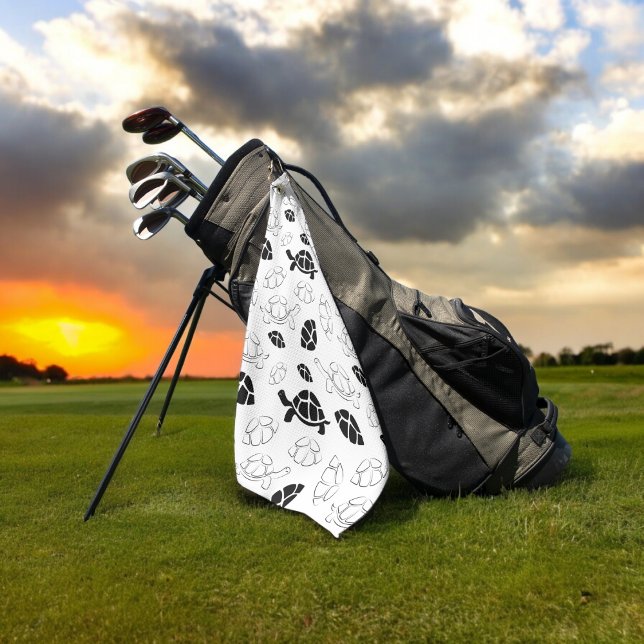 Toalla De Golf Tortuga negra (golf towel)