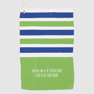 Toalla De Golf Trazos Talla de golf de texto personalizado patró