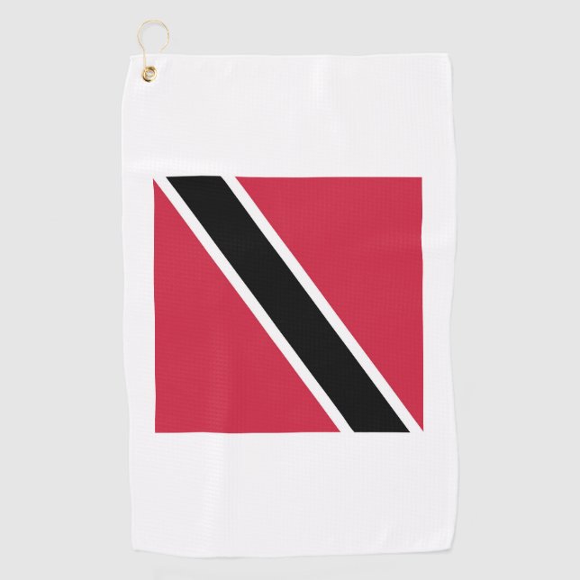 Toalla De Golf Trinidad and Tobago Flag Emblem (Anverso)