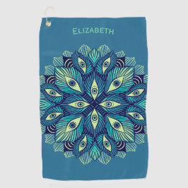 Toalla De Golf Trippy Psicodélico Ojos Floral Surreal Arte