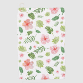 Toalla De Golf Tropical Floral Hawaiano