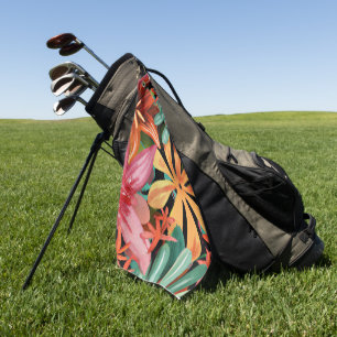 Toalla De Golf tropical/hawaiano/floral/floral