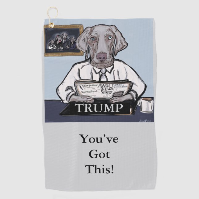 TOALLA DE GOLF TRUMP 2024 (Anverso)